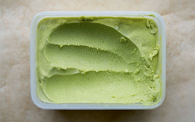 Tarragon and olive oil ice cream